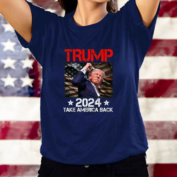 Trump Stronger 2024 Shirt Fight President Trump Shirt, Trump Assassination Shirt,TShirt Trump 2024 Take America Back2