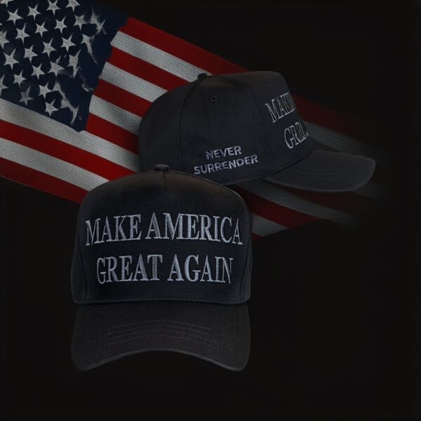 donald trump never surrender Hat