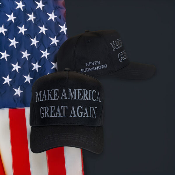 maga meaning Never Surrender Hat