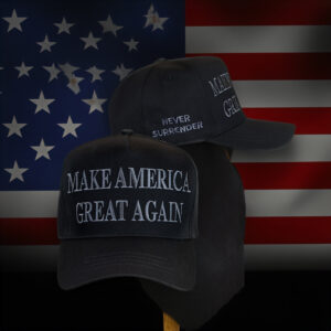 trump never surrender merchandise hats