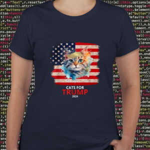 Cats For Trump 2024 Funny Vance T-Shirt