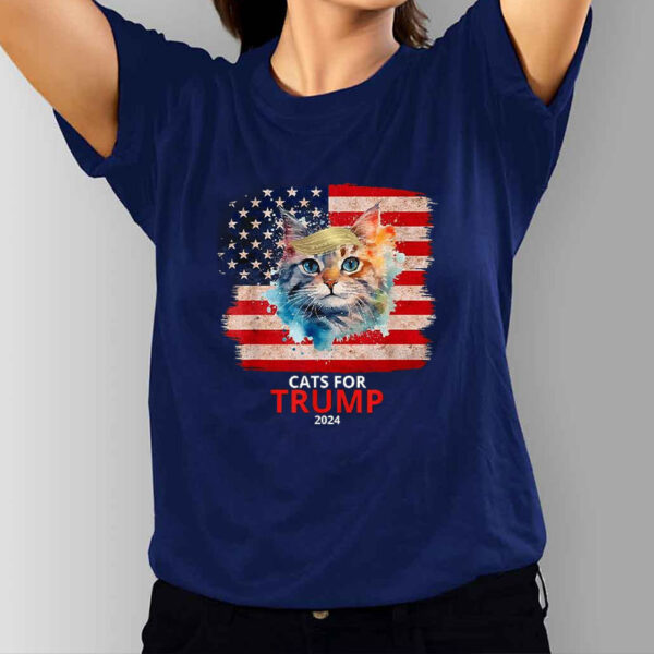 Cats For Trump 2024 Funny Vance T-Shirt1