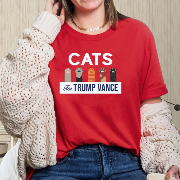 Cats For Trump Vance T-Shirt1