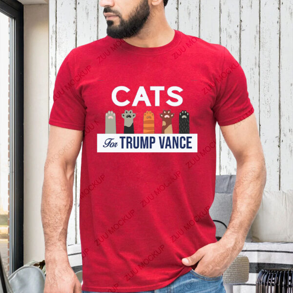 Cats For Trump Vance T-Shirt2