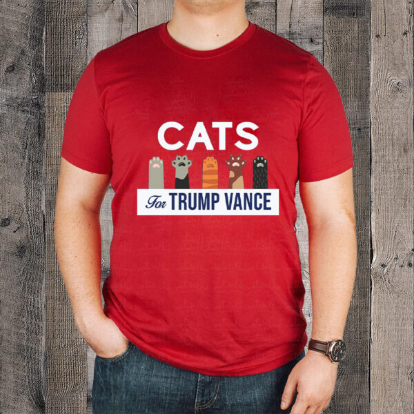 Cats For Trump Vance T-Shirt3