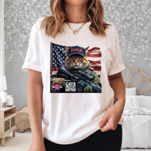 Cats Lives Matter Maga Trump 2024 Shirt, Cats Lives Matter Trump 2024 Tee, MAGA Support4