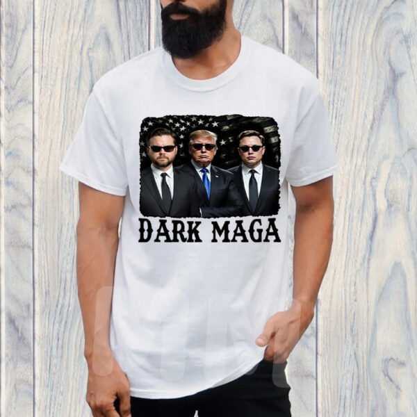 DARK MAGA JD Vance Trump Elon Musk T-Shirt