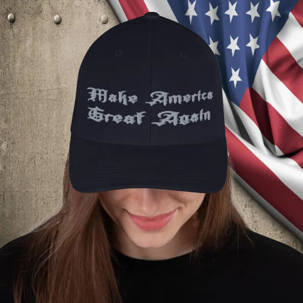 Dark Gothic MAGA Hat Embroidered - Elon Musk Dark Gothic MAGA Hat2