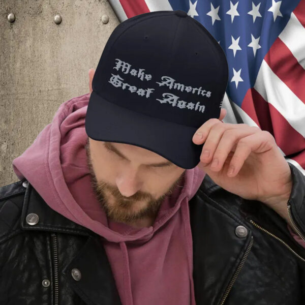 Dark Gothic MAGA Hat Embroidered - Elon Musk Dark Gothic MAGA Hat3