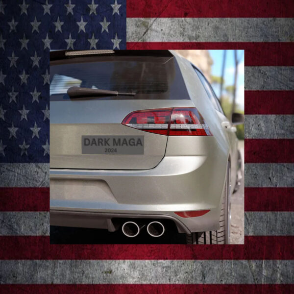 Dark MAGA Car Magnet ,Sticker