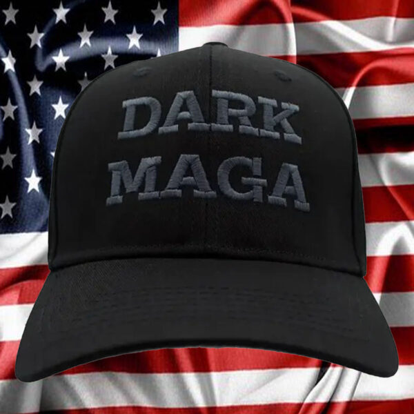 Dark MAGA Custom Embroidered Hat1