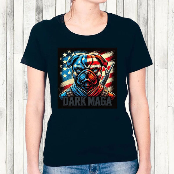 Dark MAGA Shirt - MAGA Shirt - We Love America Shirt - Pug Shirt