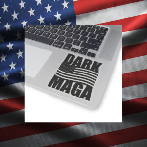 Dark MAGA Sticker, Donald Trump For President Car Magnet