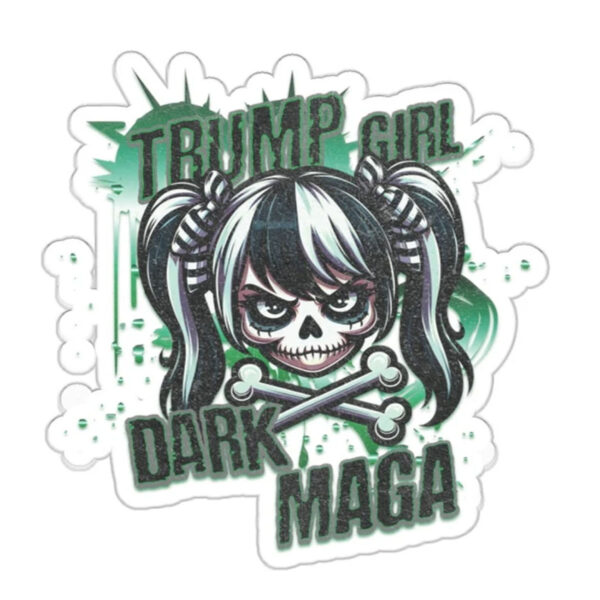 Dark MAGA Trump Girl sticker ,Car Magnet5