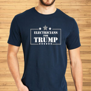 Electricians For Trump T-Shirt6