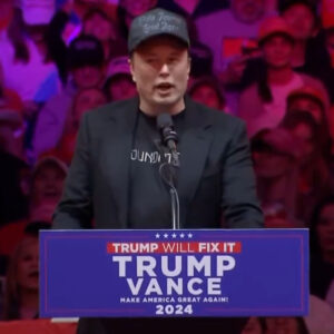 Elon Musk At Trump MSG Rally I'm Dark, Gothic MAGA Cap1