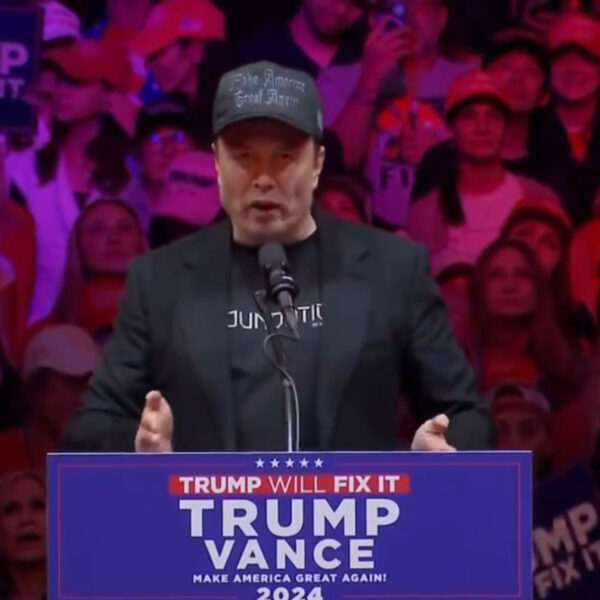 Elon Musk At Trump MSG Rally I'm Dark, Gothic MAGA Cap2