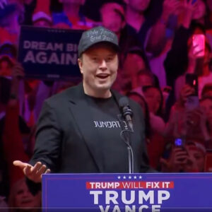 Elon Musk At Trump MSG Rally I'm Dark, Gothic MAGA Hat1