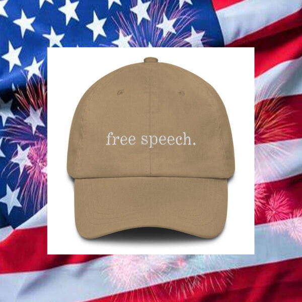 Free Speech Embroidered Dad Hat - Robert F. Kennedy Jr4