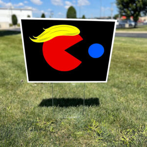 Game Funny - Trump Pacman Yard Sign1