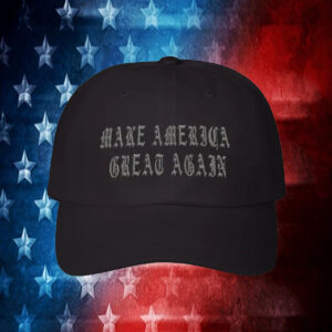 Gothic Dark MAGA Trump Cap - Elon Musk, Political Gift5