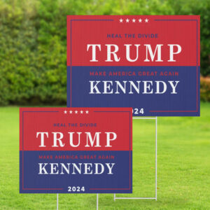 Heal the Divide - Trump Vance 2024 - Make America Great Again Yard Sign