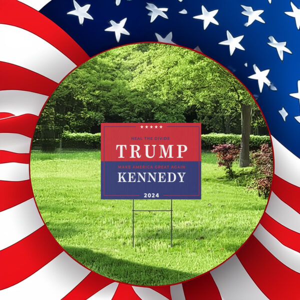 Heal the Divide - Trump Vance 2024 - Make America Great Again Yard Sign2