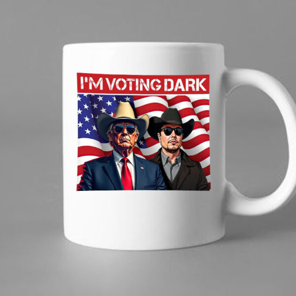 I'm Voting Dark Maga 2024 Mug - Elon Musk Donald Trump