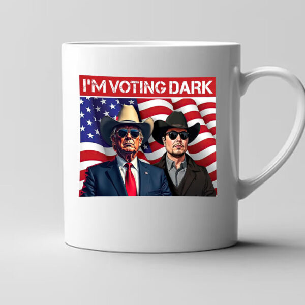 I'm Voting Dark Maga 2024 Mug - Elon Musk Donald Trump1