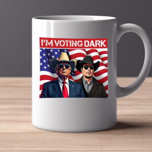 I'm Voting Dark Maga 2024 Mug - Elon Musk Donald Trump2