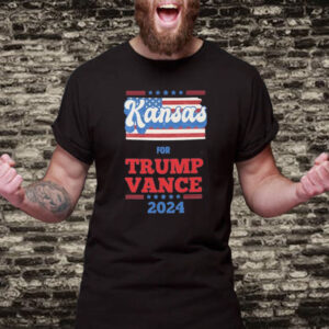 KANSAS For Trump Vance 2024 Rally T-Shirt2