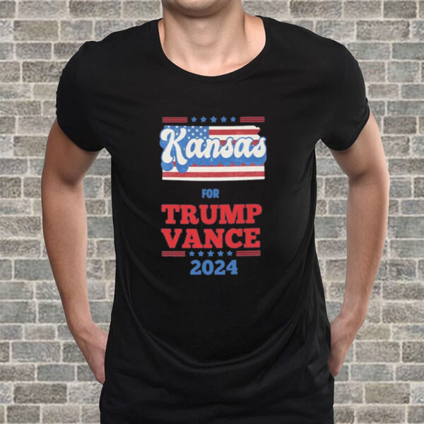 KANSAS For Trump Vance 2024 Rally T-Shirt65