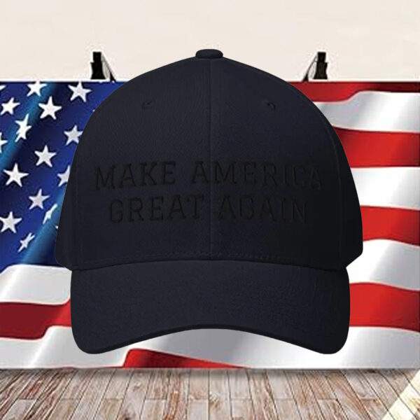 Make America Great Again Hat - Dark MAGA Fitted Hat1