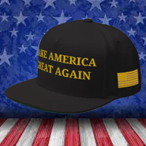 Make America Great Again, TRUMP 2024 Hat Cap - Gold Dark MAGA Hat1