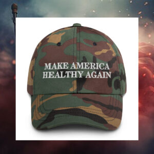 Make America Healthy Again Camo Embroidered Dad Hat - Robert F. Kennedy Jr