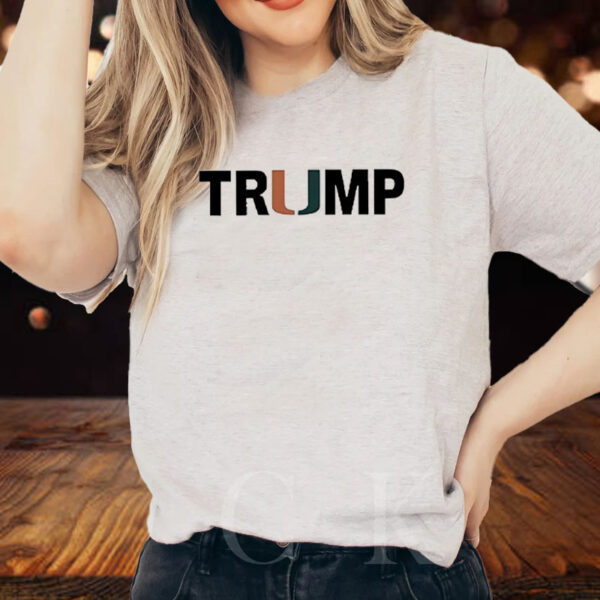 Miami Hurricanes Trump 2024 Make America Great Again Support For Trump T-Shirt2