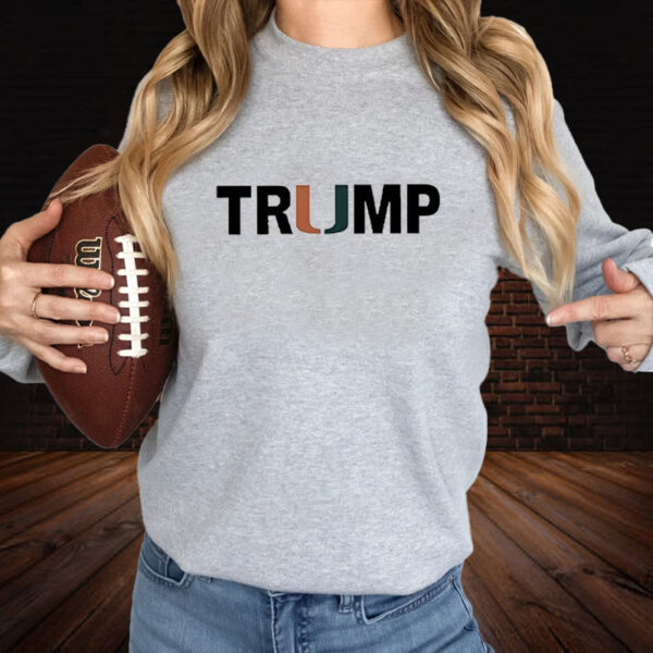 Miami Hurricanes Trump 2024 Make America Great Again Support For Trump T-Shirt5