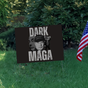 Musk Dark MAGA Yard Sign - Make America Great Again3