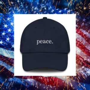 Peace Embroidered Dad Hat - Robert F. Kennedy Jr1