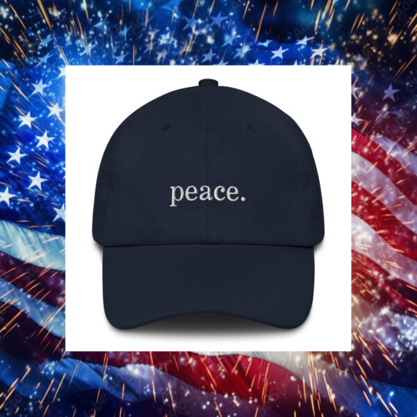 Peace Embroidered Dad Hat - Robert F. Kennedy Jr1