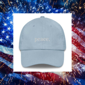 Peace Embroidered Dad Hat - Robert F. Kennedy Jr3