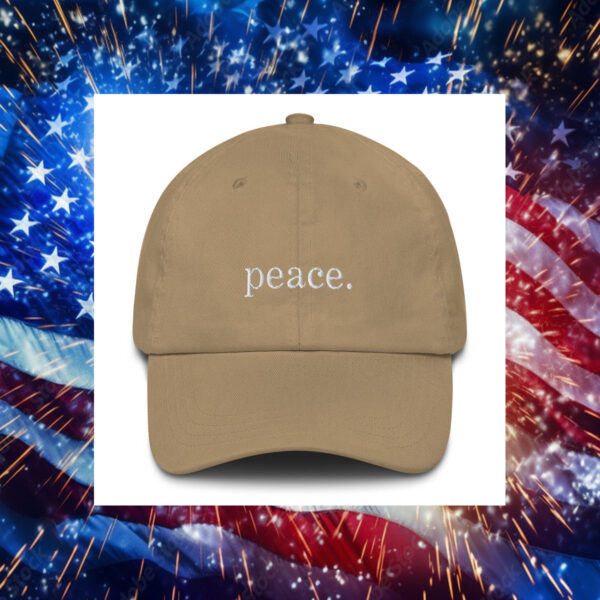 Peace Embroidered Dad Hat - Robert F. Kennedy Jr4