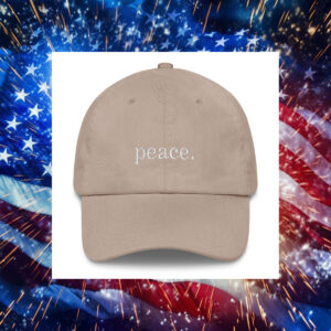 Peace Embroidered Dad Hat - Robert F. Kennedy Jr6