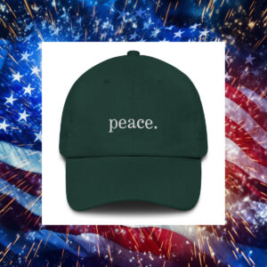 Peace Embroidered Dad Hat - Robert F. Kennedy Jr7