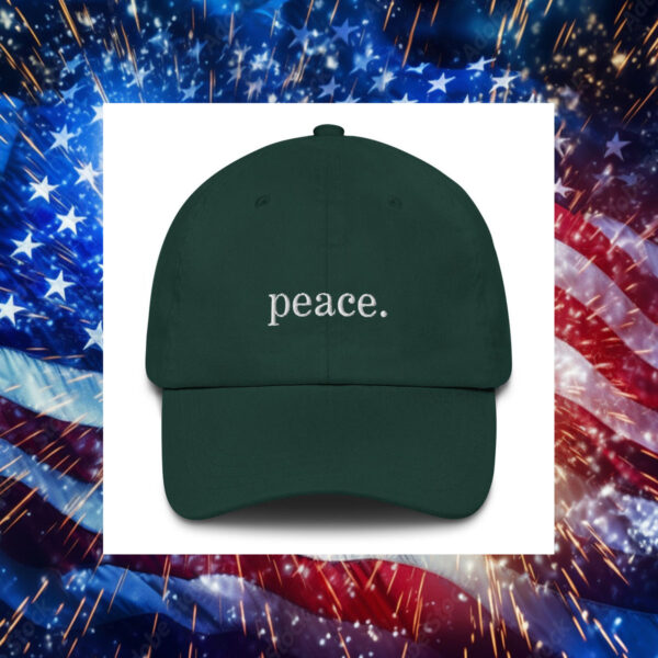 Peace Embroidered Dad Hat - Robert F. Kennedy Jr7