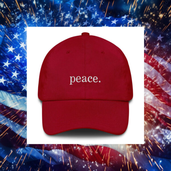 Peace Embroidered Dad Hat - Robert F. Kennedy Jr8