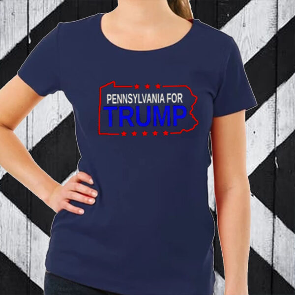 Pennsylvania For Trump 2024 T-Shirt1