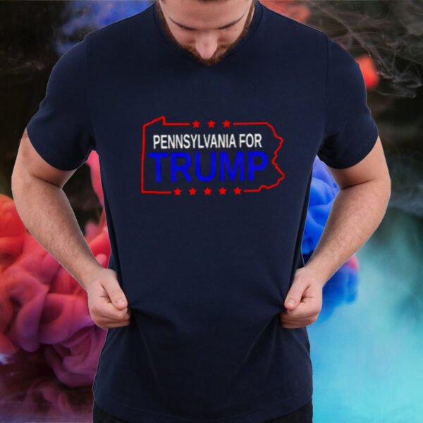 Pennsylvania For Trump 2024 T-Shirt2