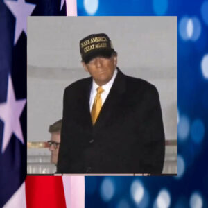 President Trump debuts the BLACK & GOLD MAGA HAT2