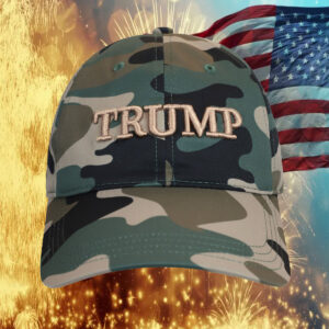 Raised Camo Trump Hat